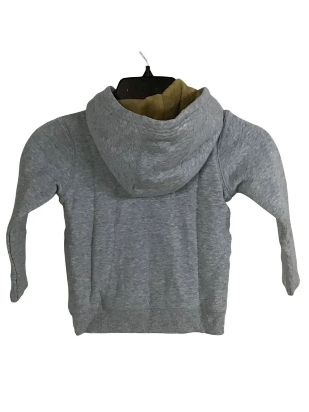 Carters 3T Cozy Faux Fur Lining Cold Weather Zip Up Gray Hoodie